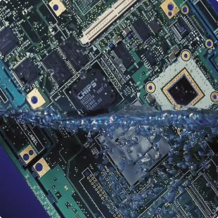 УЗ-отмывка в специальной установке